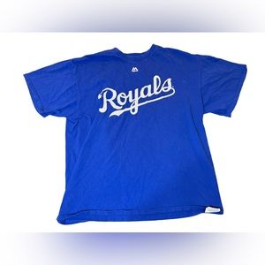 Majestic Men’s Kansas City Royals Johnny Cueto #47 Short Sleeve Shirt XL